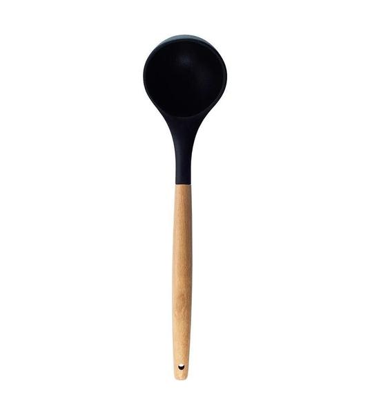 Imagem de Concha Para Cozinha Silicone Bambu 32Cm