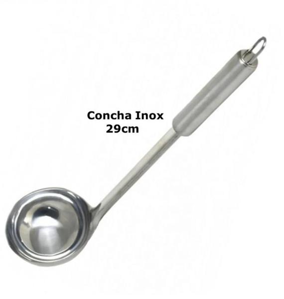 Concha Para Feijão Molho Sopa em Inox - Mimo Style Imagem de Concha Para Feijão Molho Sopa em Inox - Mimo Style