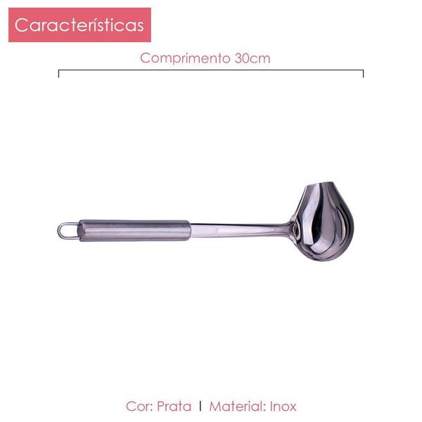 Imagem de Concha Para Molho Inox 30 Cm Class Home