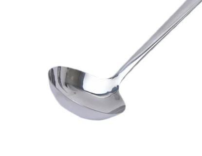 Imagem de Concha profissional grande de mesa para sopa inox 33cm