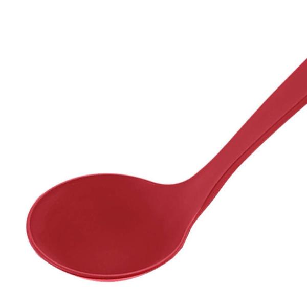 Imagem de Concha Terrina Feijão Nylon Wavy Vermelho 29,5Cm Brinox