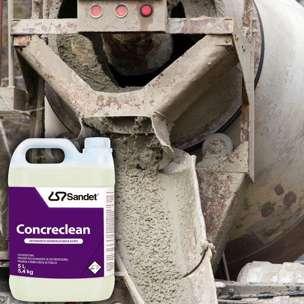 Imagem de Concreclean Desincrustante Remove Cimentos Sandet 5l Limpeza