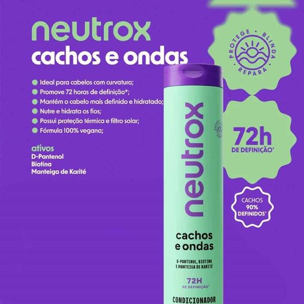 Imagem de Condicionador 300ml - Neutrox Cachos e Ondas