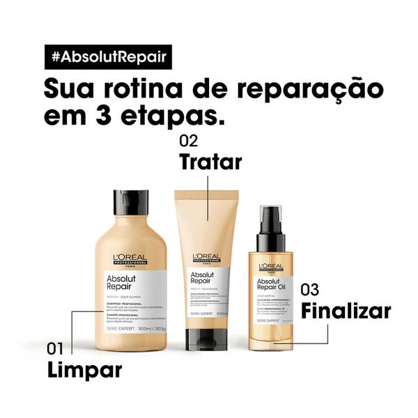 Imagem de Condicionador Absolut Repair Gold 200ml - Loreal Professionnel