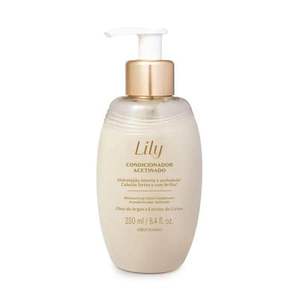 Imagem de Condicionador Acetinado Hidratação Intensa Lily 250ml - O BOTICARIO