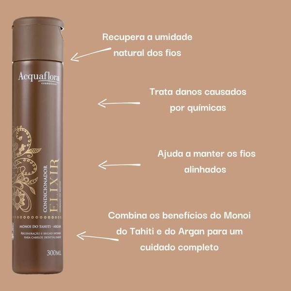 Imagem de Condicionador Acquaflora Elixir Normais ou Mistos 300ml