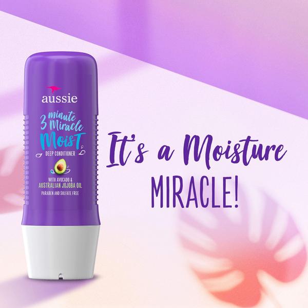 Imagem de Condicionador Aussie Miracle Moist 3 Minute com abacate 50mlX36