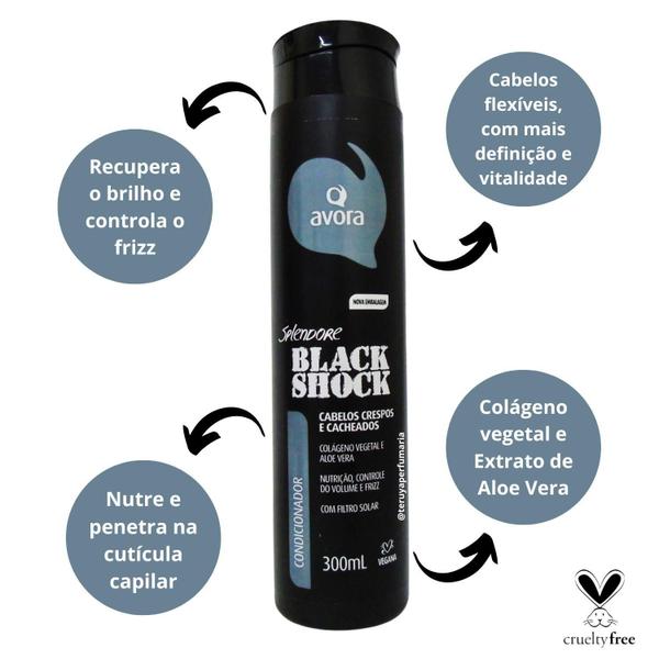 Imagem de Condicionador Avora Splendore Black Shock 300ml