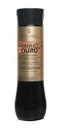 Imagem de Condicionador Banho De Ouro Cabelos Loiros 300ml  Hidrabell