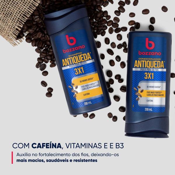 Imagem de Condicionador Bozzano Antiqueda Cafeína 3x1 com 200ml