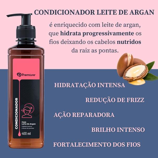 Imagem de Condicionador Cabelo Refil 400ml para dispenser de parede Premisse Cabelos Box Hotel Pousada Clínica