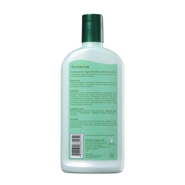 Imagem de Condicionador Cabelos Oleosos 320ml Algas Menta e Arnica Farmaervas