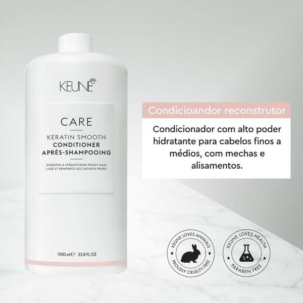 Imagem de Condicionador Care Keune Keratin Smooth 1000ml Anti-frizz