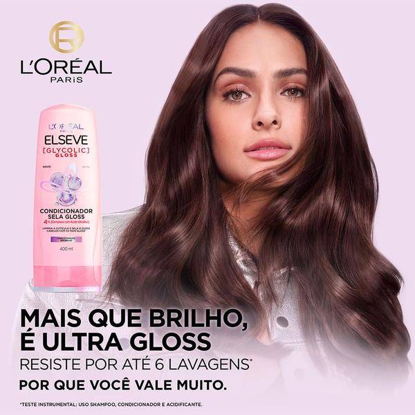 Imagem de Condicionador De Cabelo Elseve Glycolic Gloss 400ml