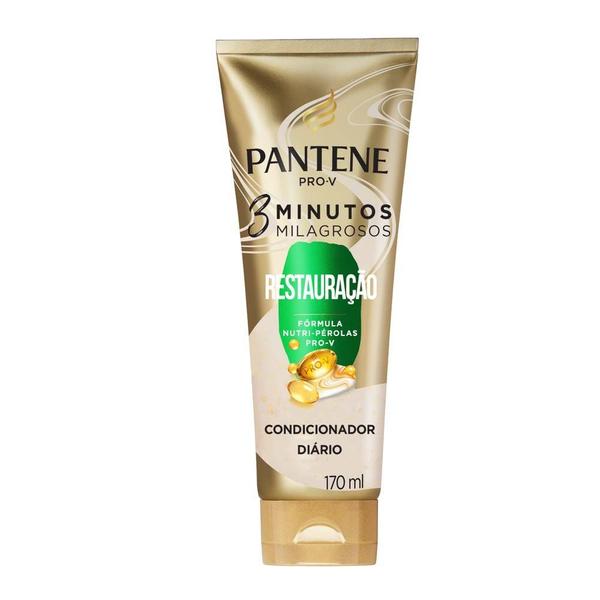 Condicionador Diário Pantene Pro-V 3 Minutos Milagrosos - Restauração 170ml