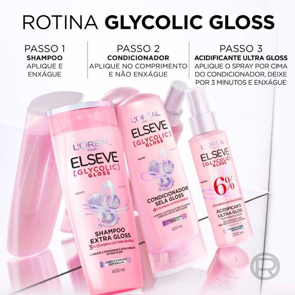 Imagem de Condicionador Elseve  Glycolic Gloss 200ml