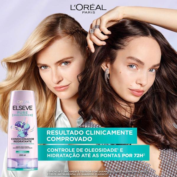 Imagem de Condicionador Elseve Pure Hialurônico Hidra Purificante 200ml