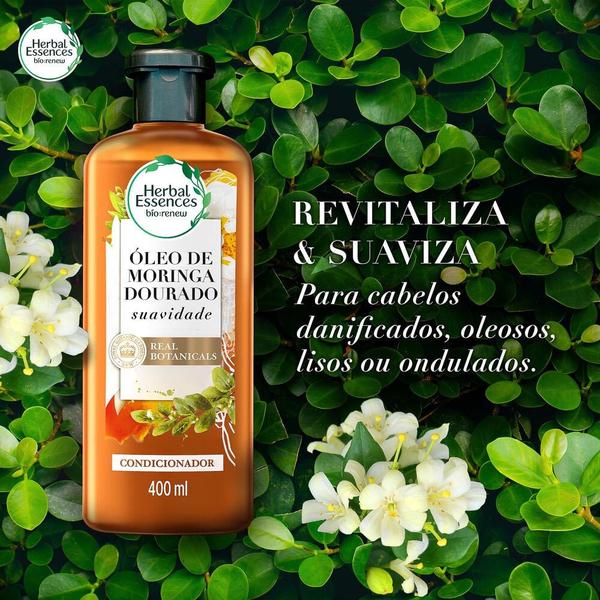 Imagem de Condicionador Herbal Essences Bio:Renew Golden Óleo de Moringa 400ml