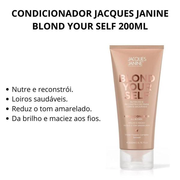 Imagem de Condicionador Jacques Janine Blond Your Self 200ml