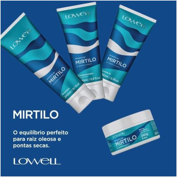 Imagem de Condicionador Mirtilo Brilho e Maciez 200ml Lowell