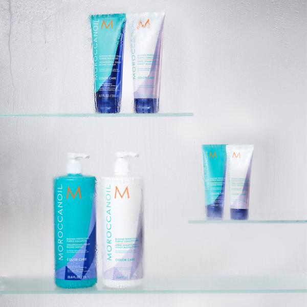 Imagem de Condicionador Moroccanoil Blonde Perfecting Purple 1L