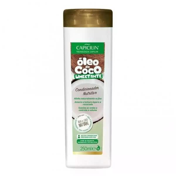 Imagem de Condicionador Nutritivo Óleo de Coco Umectante Capicilin 250Ml