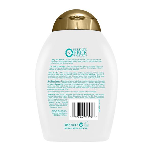 Imagem de Condicionador OGX Quenching + Coconut Curls Curl-Defining 385 ml