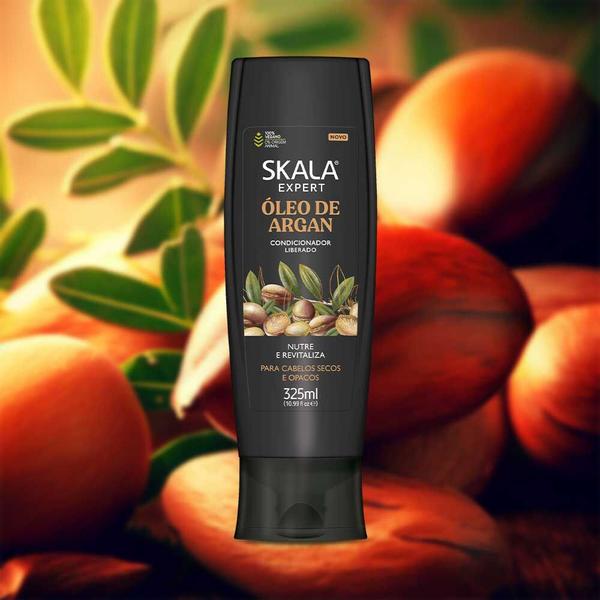 Imagem de Condicionador Óleo de Argan Cabelo Seco Nutrição 325ml Skala