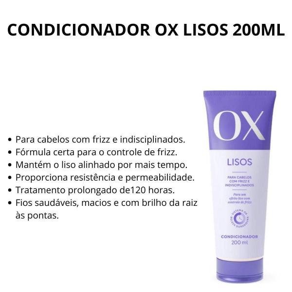 Imagem de Condicionador Ox Lisos 200Ml