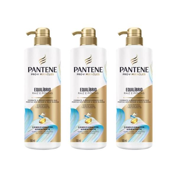 Imagem de Condicionador Pantene 510Ml Pump Equilibrio - Kit C/3Un