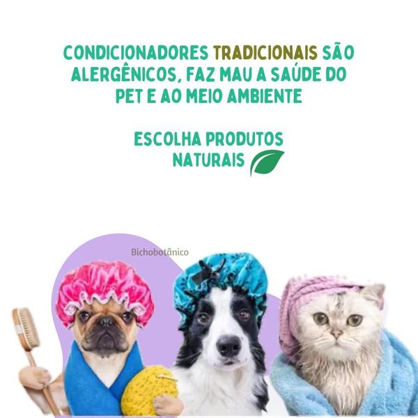 Imagem de Condicionador Pet Natural Dermatite  e Anti alérgico para cachorro e gato DNAmazon