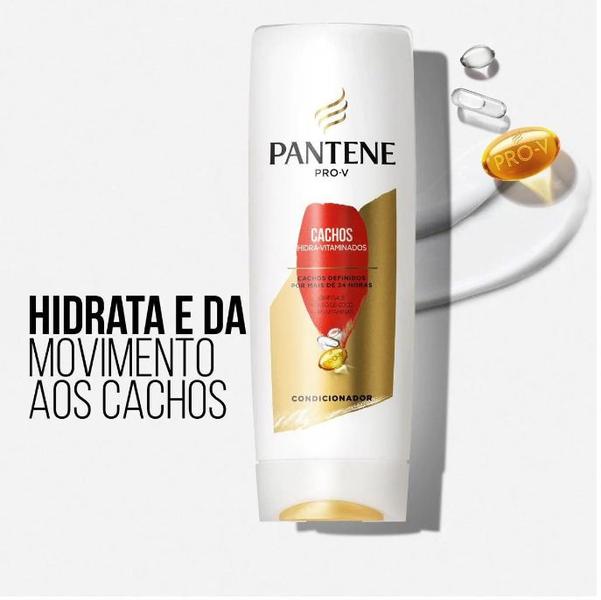 Imagem de Condicionador Pro-V Cachos Hidra-Vitaminados 400ml Pantene