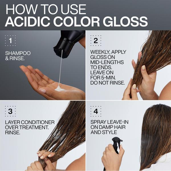 Condicionador Redken Acidic Color Gloss para cabelos tingidos Imagem de Condicionador Redken Acidic Color Gloss para cabelos tingidos
