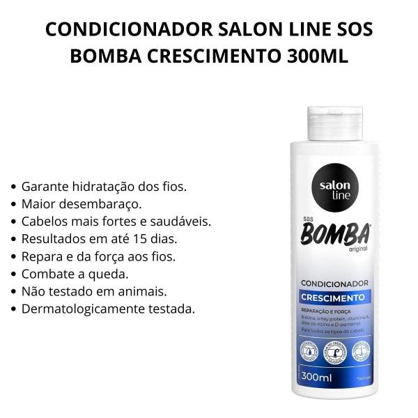 Imagem de Condicionador salon line sos bomba crescimento 300ml