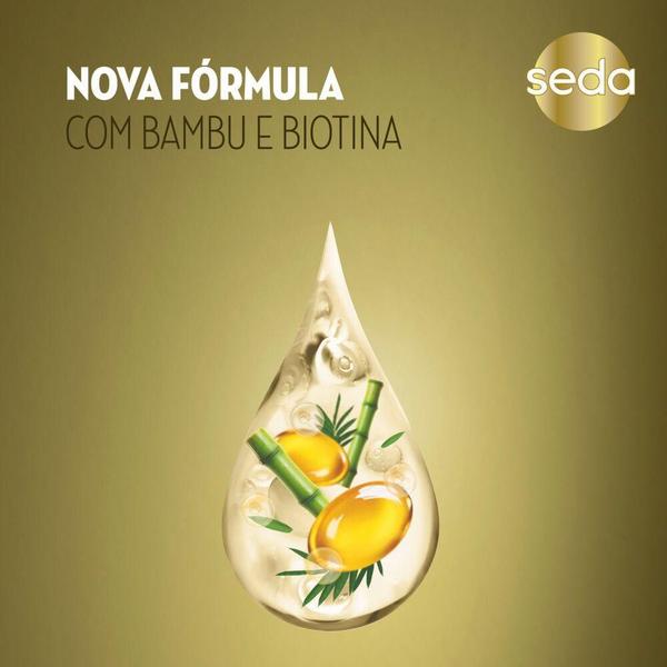 Imagem de Condicionador Seda Recarga Natural Bambu e Biotina 325ml