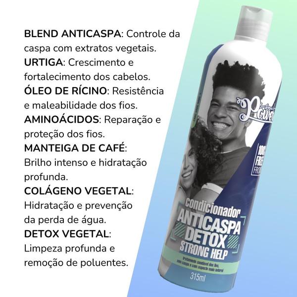 Imagem de Condicionador Soul Power Anticaspa Strong Help 315ml