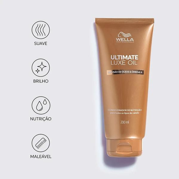 Imagem de Condicionador Ultimate Luxe Oil 200ml Wella 