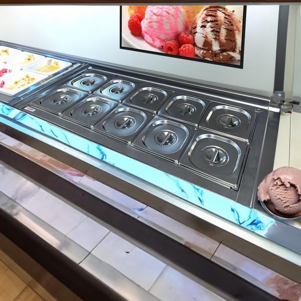 Condimentadora Refrigerada Central Embutir 10 Cubas ZPCNR10E - Zepper Imagem de Condimentadora Refrigerada Central Embutir 10 Cubas ZPCNR10E