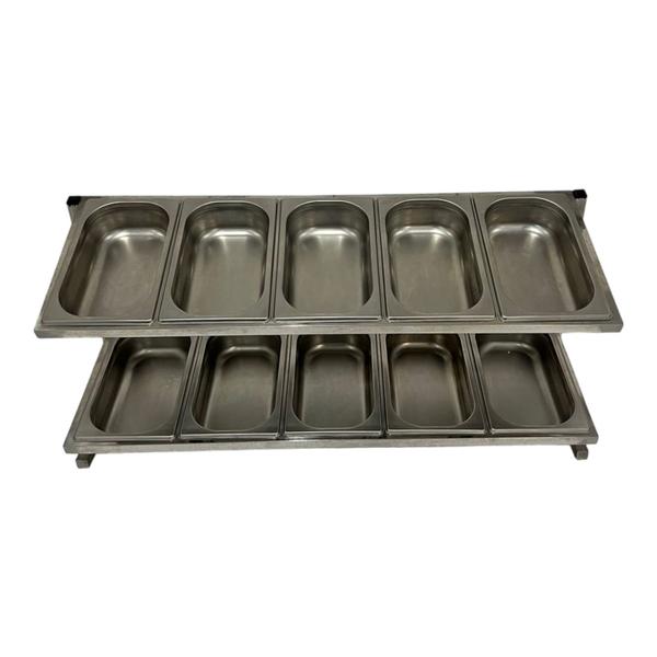 Imagem de Condimentadora seca com 10 cubas de 1/4 por 60 inox