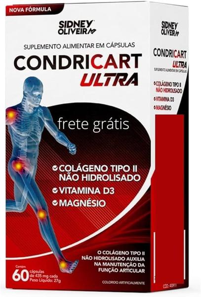 Imagem de Condricart ultra Colageno tipo II 60 capsulas kit com 3 unidades