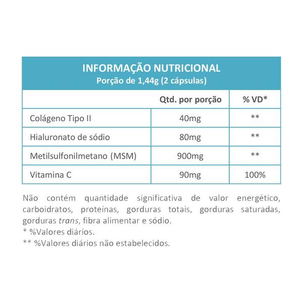 Imagem de Condrigen Trio Msm Colágeno Tipo 2 Ha E Vitamina C 60 Caps