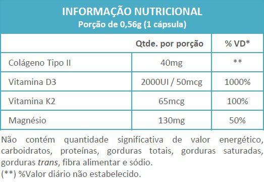 Imagem de Condrigen Ultra Colágeno não Hidrolisado Tipo II + MDK 60 Cápsulas