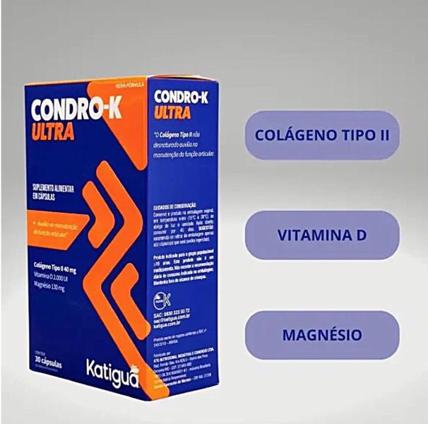 Imagem de Condro-k Ultra Colágeno Tipo 2, Vit D E Magnésio 30 Caps