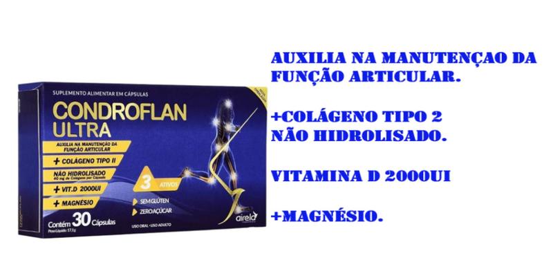 Imagem de Condroflan Ultra Colágeno Tipo 2 + Vit D + Magnésio