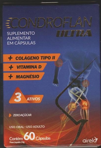 Imagem de Condroflan Ultra Colageno Tipo II (2) 40MG +VIT D 60cap 2Uni