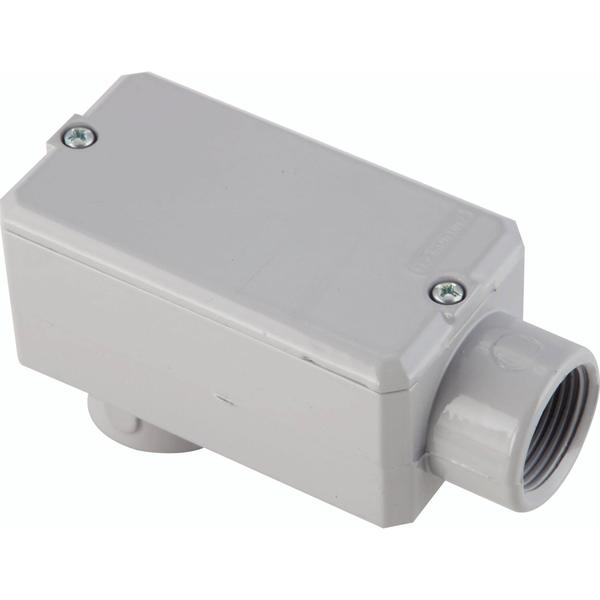Condulete Fixo 1.1/2" Tipo LB Tramontina com Rosca e Tampa com Pintura Eletrostática a Pó Imagem de Condulete Fixo 1.1/2" Tipo LB Tramontina com Rosca e Tampa com Pintura Eletrostática a Pó