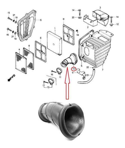 Imagem de Condutor De Ar Carburador Cg Ml Today Titan 125 1983 A 1999