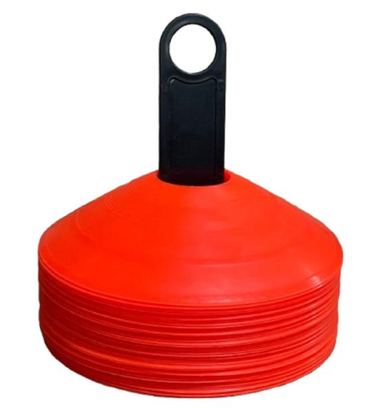 Imagem de Cone 50 unid Chapéu Chines 19cm Mini Treino Esporte Funcional