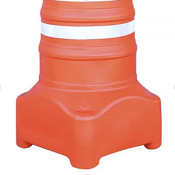 Imagem de Cone Balizador 58x58mm 110cm Laranja Refletivo 600.30093 Plastcor