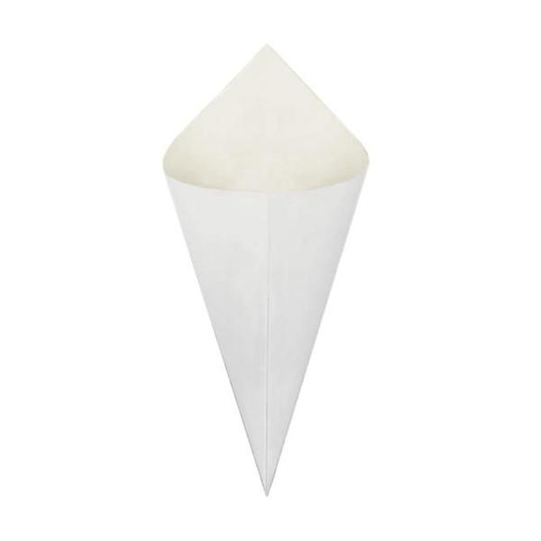 Imagem de Cone Bubble Crepe Branco - 100un